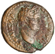 Æ25 - Titus ΙΟΥΔΑΙΑΣ ΕΑΛWΚΥΙΑΣ; Caesarea Maritima obverse image