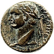 Æ23 - Domitianus Judaea Capta; Caesarea Maritima obverse image