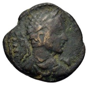 Æ19 - Severus Alexander Caesarea Maritima obverse image