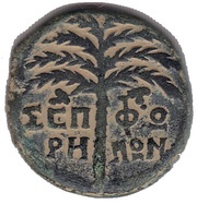 Æ24 - Traianus Sepphoris, Judea, 98-117 reverse image