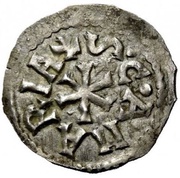 Denier anonymous, Lombard Kingdom, 880-900 reverse image
