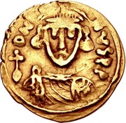 Tremissis - Gregory in the name of Justinian II obverse image