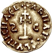 Tremissis - Sico, Lombard Kingdom, 817-832 reverse image