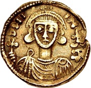 Solidus - Gottschalk in the name of Justinian II obverse image