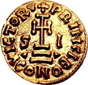 Solidus - Sicard, Lombard Kingdom, 832-839 reverse image