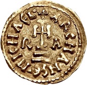 Solidus - Radelchis, Lombard Kingdom, 839-851 reverse image