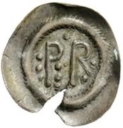 ½ Siliqua - Perctarit Nine dots, Lombard Kingdom, 672-688 reverse image