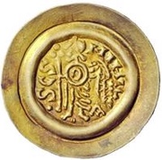 1 Tremissis - Liutprand / Struck by Audoim, Lombard Kingdom, 717-744 reverse image