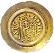 1 Tremissis - Liutprand / Struck by Aufermo, Lombard Kingdom, 717-744 reverse image