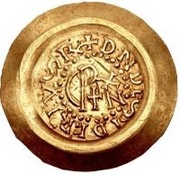 1 Tremissis - Desiderius / In the name of Uncertain Monogram obverse image