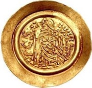 1 Tremissis - Desiderius / In the name of Uncertain Monogram, Lombard Kingdom, 757-774 reverse image