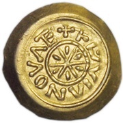 1 Tremissis - Desiderius Novate/Castelnovate, Lombard Kingdom, 757-774 reverse image