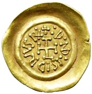 1 Tremissis - Desiderius Ticinum/Pavia obverse image