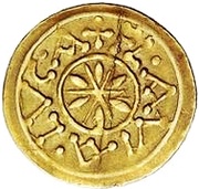 1 Tremissis - Desiderius Lucca; stipple cross, Lombard Kingdom, 757-774 reverse image