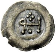 ½ Siliqua In the name of Heraclius, Lombard Kingdom, 620-700 reverse image