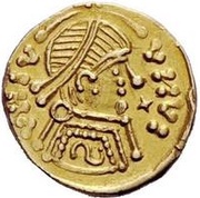 1 Tremissis Torso with swirl obverse image