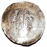 Aspron Trachy - John II Komnenos Constantinopolis reverse image