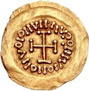 1 Tremissis Torso with two sections, Lombard Kingdom, 672-700 reverse image
