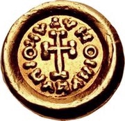 1 Tremissis Torso with six section; with B reverse image