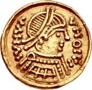 1 Tremissis Torso with six sections; without B obverse image