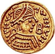1 Tremissis Torso with ten sections; with B obverse image
