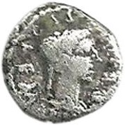 Quinarius - Ptolemy Caesarea; crescent between two cornucopia obverse image
