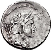 Denarius - Juba II Caesarea reverse image