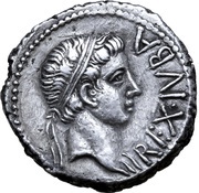 Denarius - Juba II Caesarea obverse image