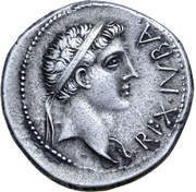 Denarius - Juba II Caesarea obverse image