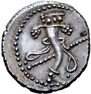 Denarius - Juba II Caesarea; without crescent reverse image