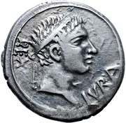 Denarius - Juba II Caesarea obverse image