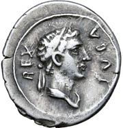 Denarius - Juba II Caesarea obverse image