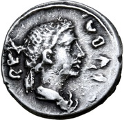 Denarius - Juba II Caesarea obverse image