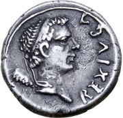Denarius - Juba II Caesarea obverse image