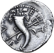 Denarius - Juba II Caesarea, Mauretania, 10 reverse image