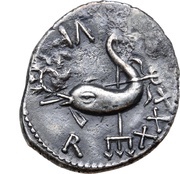 Denarius - Juba II Caesarea, Mauretania, 11 reverse image