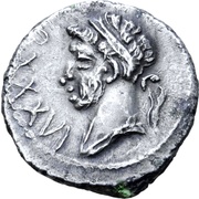 Denarius - Juba II and Ptolemy Caesarea reverse image