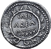Denarius - Juba II Caesarea, Mauretania, 16 reverse image