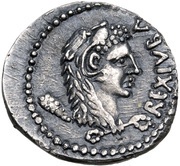 Denarius - Juba II Caesarea obverse image