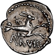Denarius - Ptolemy Caesarea, Mauretania, 28 reverse image