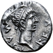 Denarius - Ptolemy Caesarea obverse image