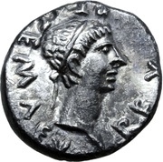 Denarius - Ptolemy Caesarea obverse image