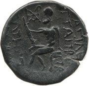 Æ Tetradrachm - Attambelos II reverse image