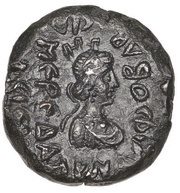 Tetradrachm - Meredates and Uiphoba reverse image