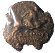 Quadrans - Syphax Western Numidia; pointing beard, horseman right reverse image