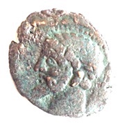 As - Massinissa or Micipsa with punic letters obverse image