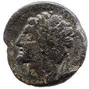 As - Massinissa or Micipsa with pellet obverse image