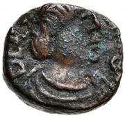 2½ Nummi - Baduila / In the name of Anastasius I, 491-518 Rome obverse image