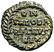 10 Nummi - Theodahad Rome, Ostrogothic Kingdom, 534-536 reverse image