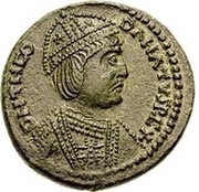 1 Follis - Theodahad Rome obverse image